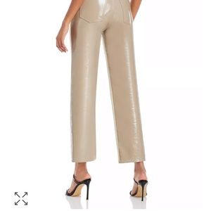 NWT Agolde mixed media pinch waist Jean powder/quail 26